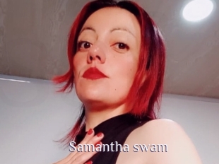 Samantha_swam